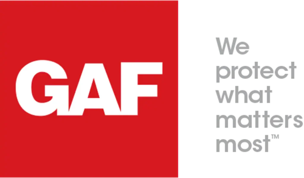 GAF roofing materials logo