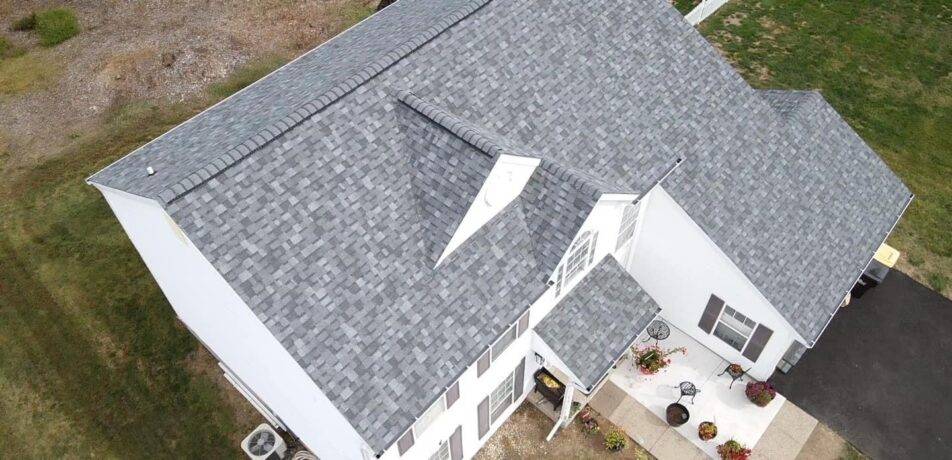 Grey shingle roof replacement in Havre De Grace, MD