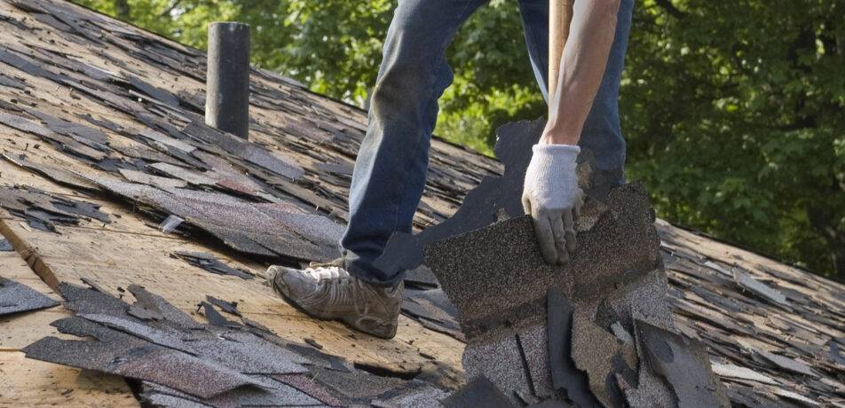 shingle roof tear off